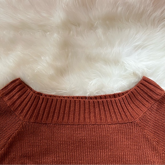 New! WeWoreWhat Off Shoulder Chunky Cozy Stitch Sweater - Picture 7 of 11